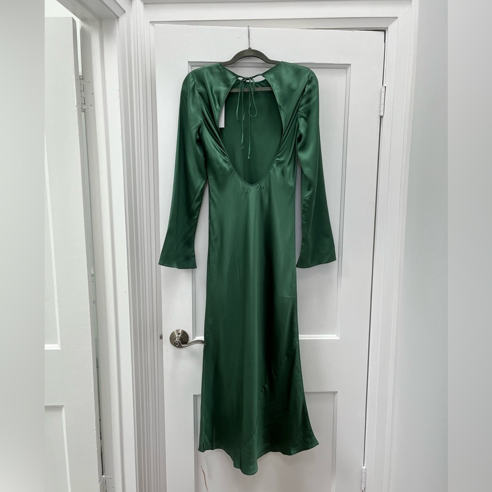 Reformation Davina Silk Dress